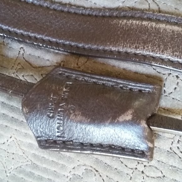 Louis Vuitton Leather Clochette Key Holder Damier Ebene Brown - Picture 6 of 10